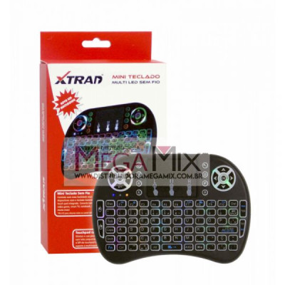 Mini Keyboard com Led para Smart TV