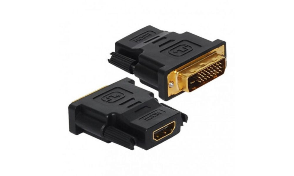Conector Adaptador Dvi d 24.1 m x Hdmi f Banhado a Ouro Xtrad - XT-568