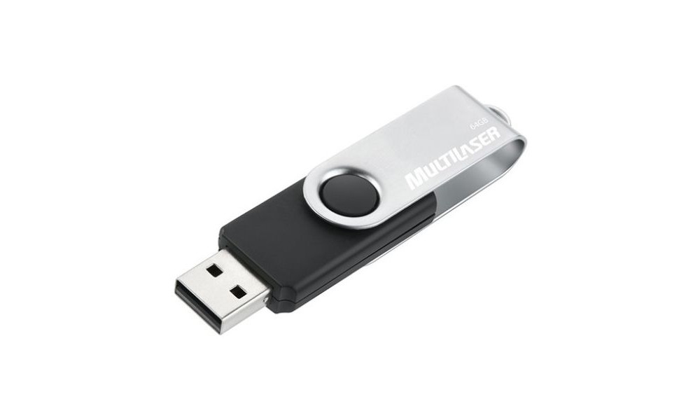 Pendrive Twist 64GB Multilaser