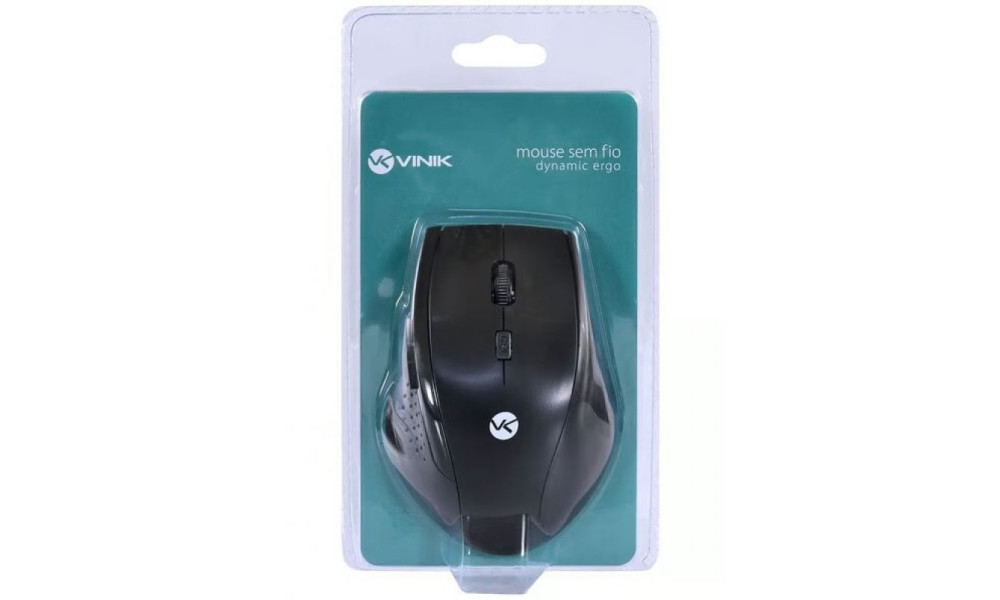 Mouse Sem Fio Vinik 2,4ghz 1200 DPI Ergo DM110