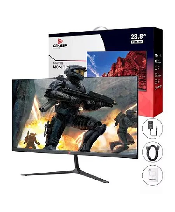 Monitor Led Grasep 75HZ, FHD, HDMI 23,8 Polegadas D-GM238