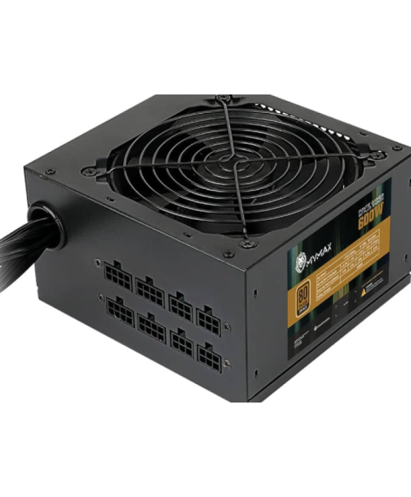 Semi Novo - Fonte Mymax 600w 80 Plus Bronze FULL MODULAR