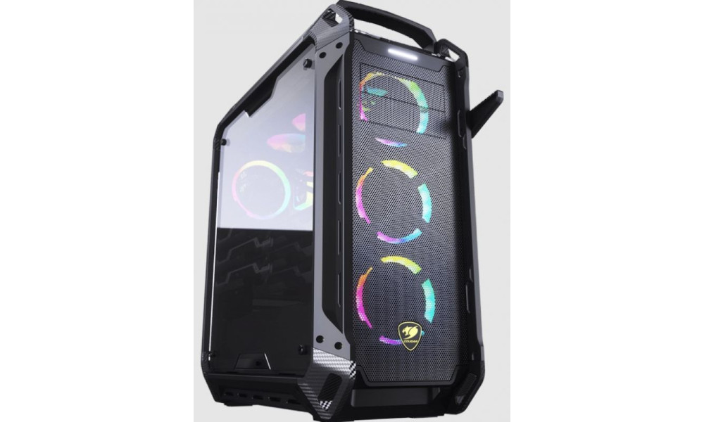 Gabinete Gamer Cougar Panzer Max-G, Full-Tower, Lateral De Vidro, Com 1 Fan, Preto