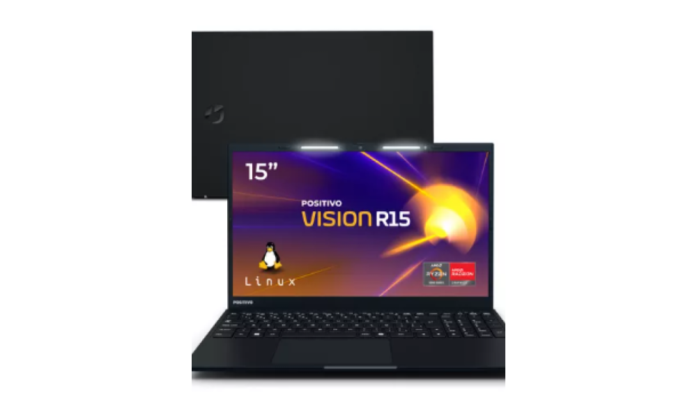 Notebook Positivo Vision R15 Ryzen 5500u, 8Gb RAM, 512gb NVME 