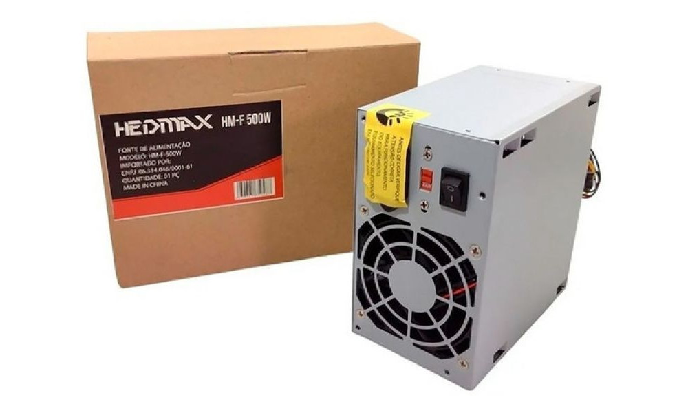 Fonte ATX 500w  Nominal HedMax