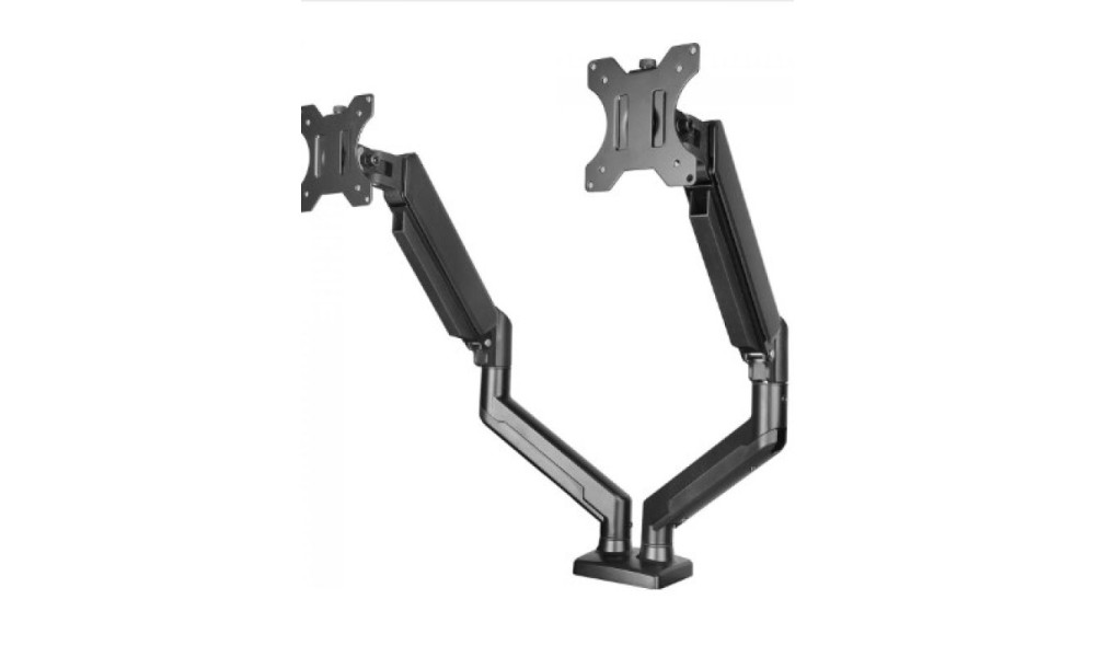 Suporte de Mesa Bluecase Ergo Flexy Pistão, Para 2 Monitores 12 Até 32 Pol, Preto, BSMTG02-3BBX