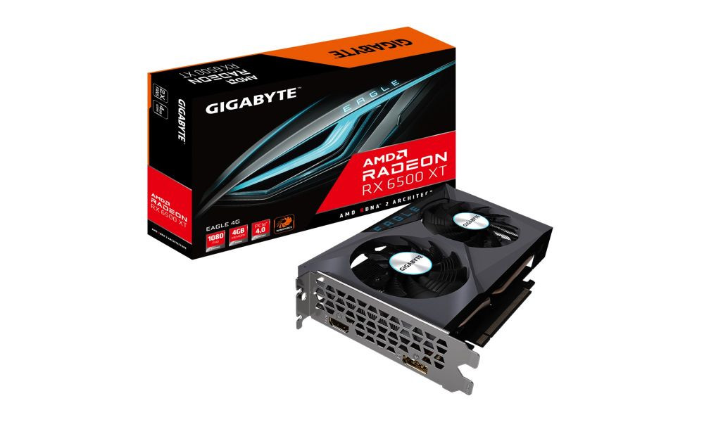 Placa de Vídeo Gigabyte Eagle RX 6500 XT 4GB