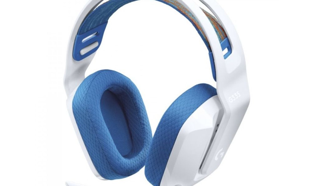 Headset Gamer Logitech G335, 3.5mm, Drivers de 40mm, Múltiplas Plataformas, White, 981-001017