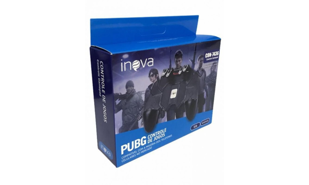 Controle de Jogos Com 4 Gatilhos Gamer Inova Com 7436