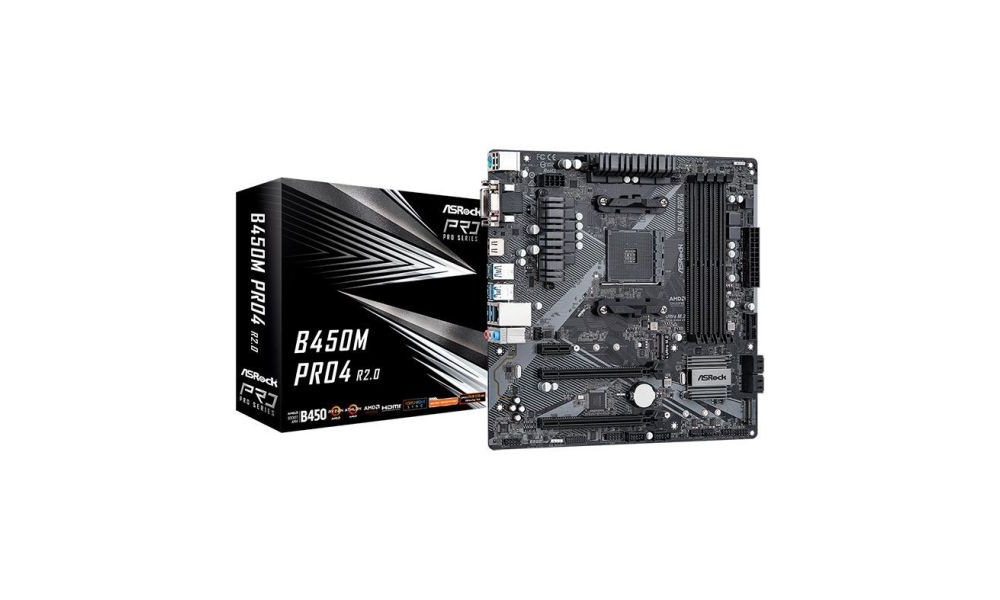 Placa mãe B450M Pro CB ASrock DDR4 AM4 4 slots