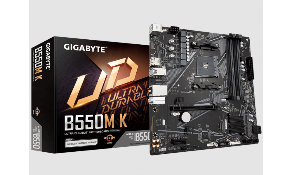 Placa Mãe Gigabyte B550M K G10 DDR4 AM4