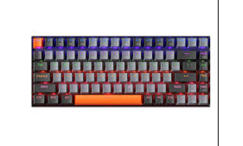 Teclado Mecânico Machenike K500 B84 75% Switch Huano Brown Cor De Teclado Preto Idioma Inglês Us