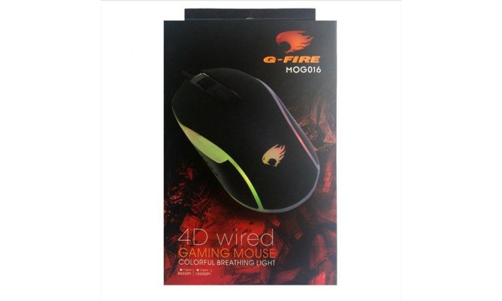 Mouse Gamer G-fire 4d Wired 1200dpi Rainbow Mog016