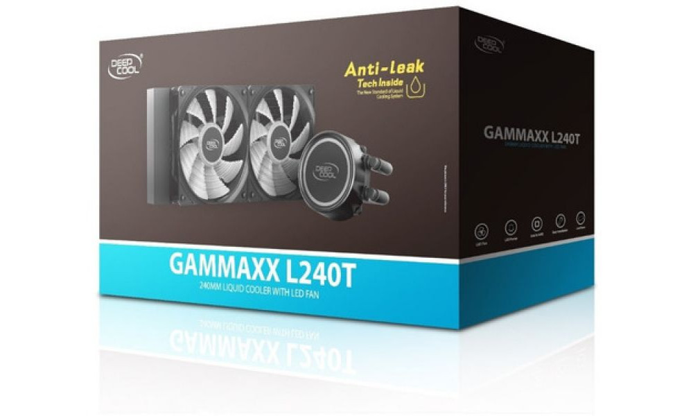 Water Cooler Deepcool Gammmaxx L240T, 240mm, Led Branco