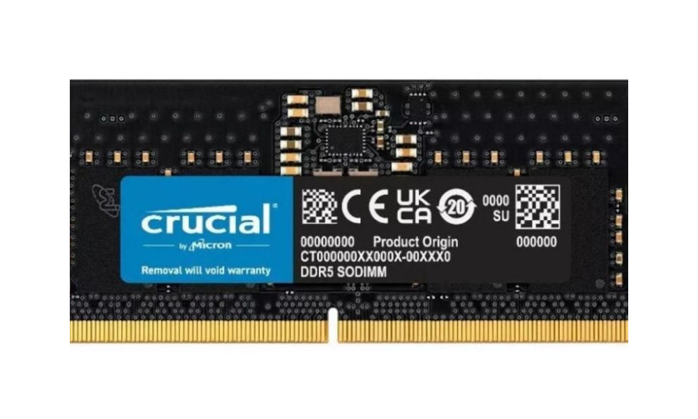 Memória Notebook DDR5 16GB 5200MHZ Crucial - CT16G52C42S5