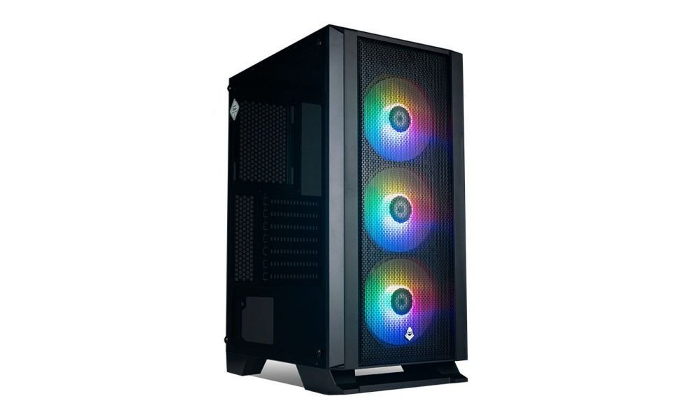 Gabinete Gamer Mancer Narok, RGB, Mid-Tower, Lateral de Vidro, Com 3 Fans, Preto, MCR-NRK-RGB01