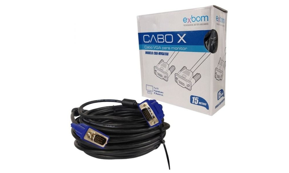 Cabo VGA/VGA 15M CBX-MVGA150