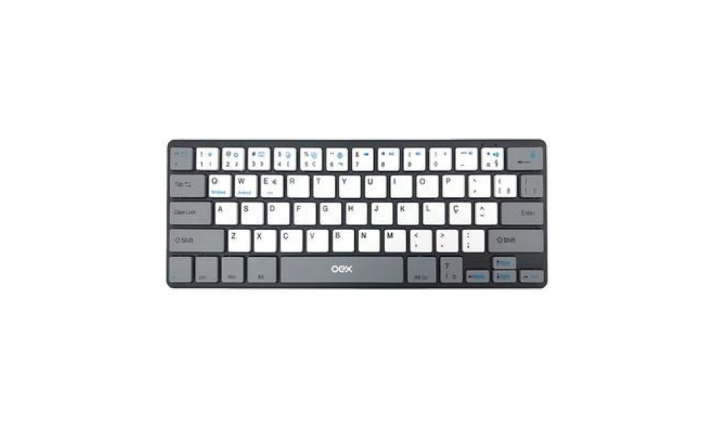 Teclado Oex Tc506 Multimidia Bluetooth, Concept, Abnt2, Branco