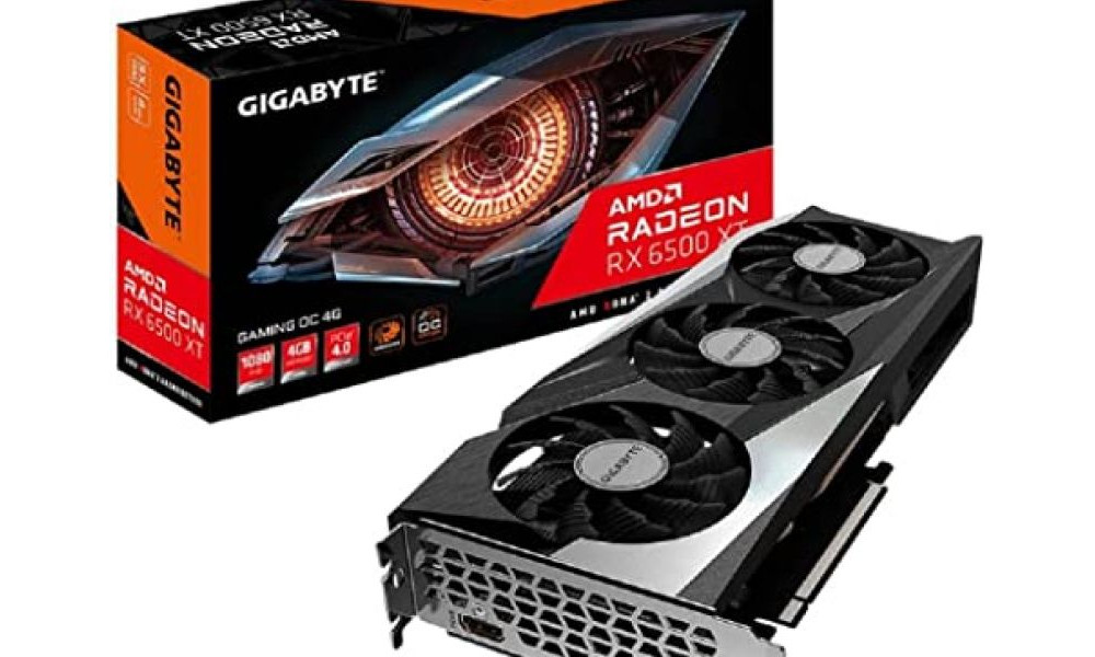 Placa de Vídeo Gigabyte Gaming OC AMD RADEON RX 6500 XT 4GB GDDR6