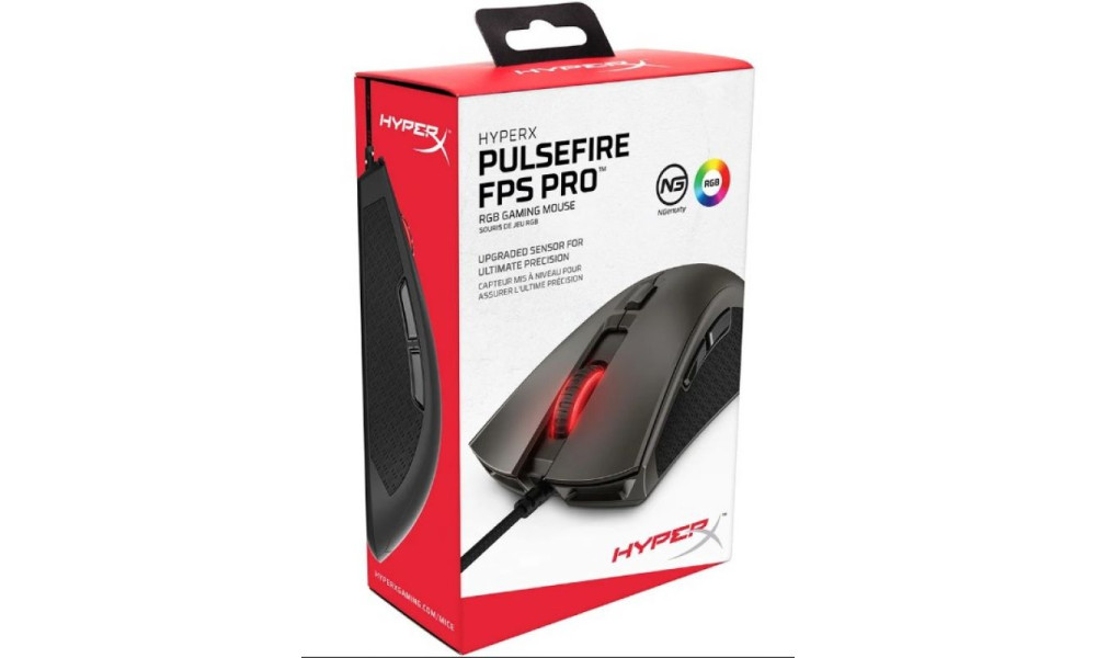 Mouse Gamer HyperX Pulsefire FPS PRO RGB 16000dpi - HX-MC003B