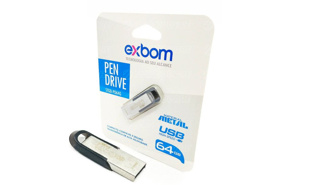 Pen Drive 64gb usb armazenamento de dados stgd-pd64g