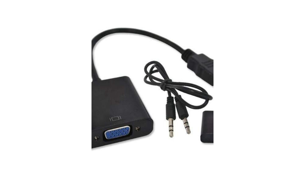 Adaptador Conversor HDMI para VGA - LEHMOX