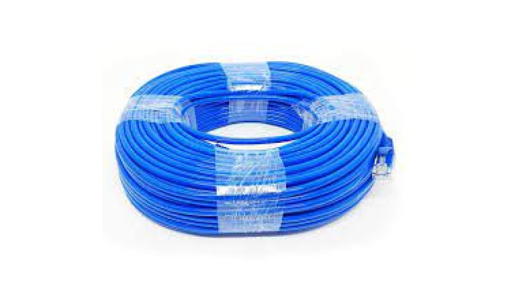 Cabo De Rede Rj45 Cat5e Azul 50m Exbom Cbx-n5c500