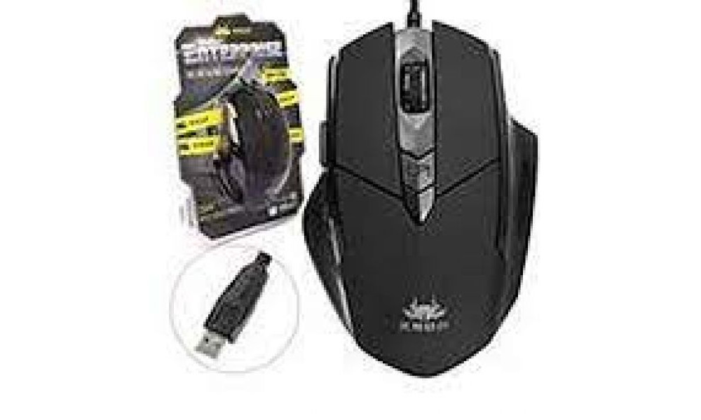 Mouse Gamer Com Fio Usb 2.0 2400 Dpi Vermelho KP-V28