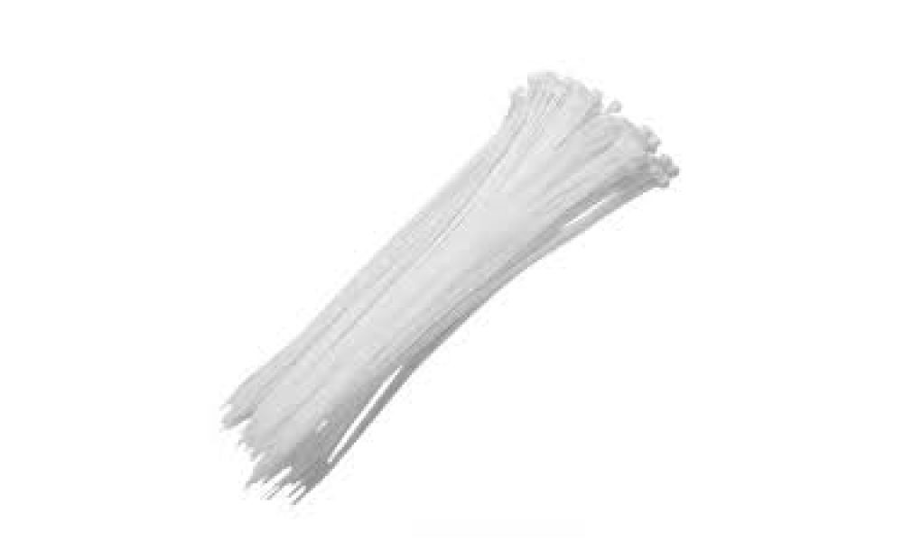 Abraçadeira De Nylon 2, 5 X 200 Mm Com 100 Peças Branca Eda (Indisponível para Venda, Uso Interno)