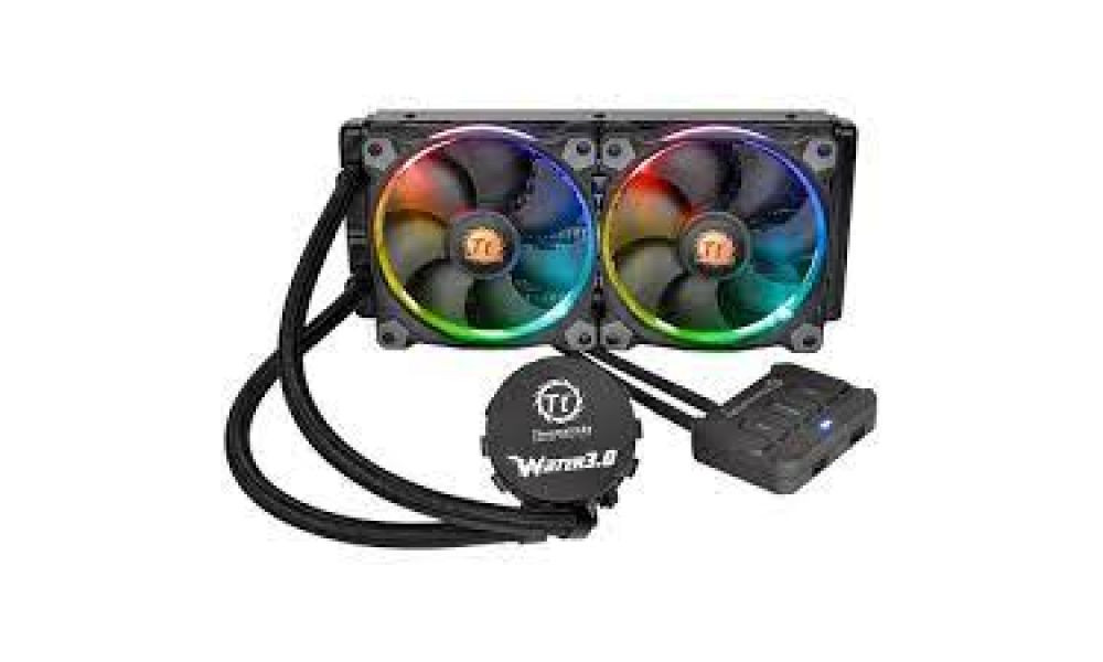 Water Cooler Floe Riing RGB 240 TT Premium Edition CL-W157-PL12SW-A THERMALTAKE (indisponivel para venda externa)