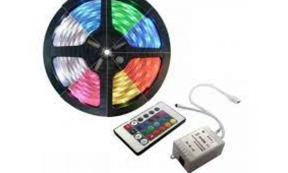 Fita Led Rgb 5050 Rolo C/5m C/dupla Face