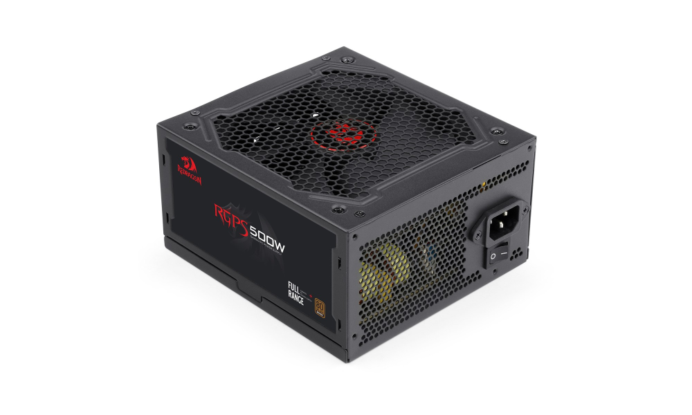 Fonte Redragon RGPS 500W, 80 Plus Bronze, PFC Ativo, Cabos Flat, GC-PS001