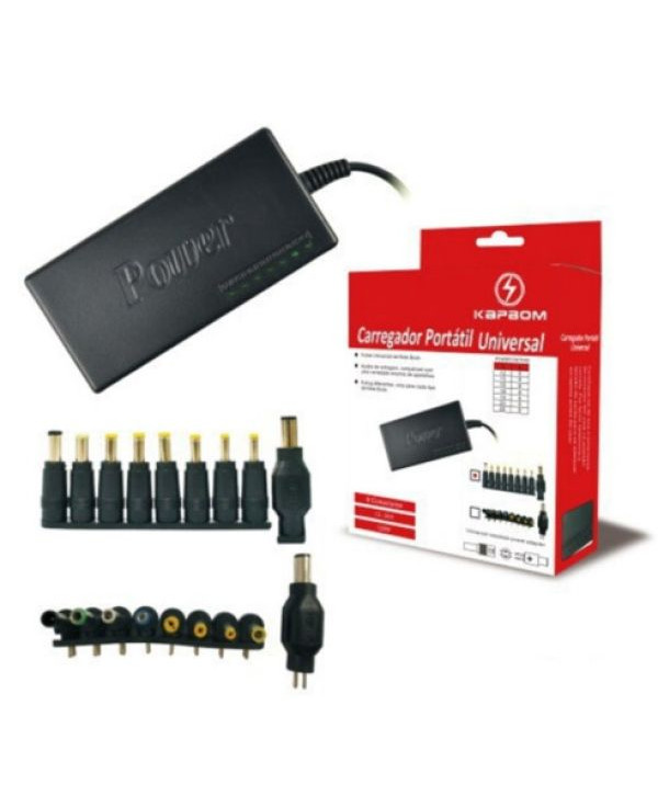 Carregador Portatil para Notebook Universal KAPBOM