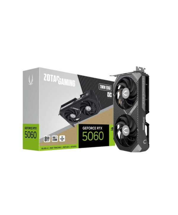 Placa de Video Zotac Geforce RTX 5060 Twin Edge OC 2X 8GB - 128 Bits - HDMI/3X DP - ZT-B50600H-10M
