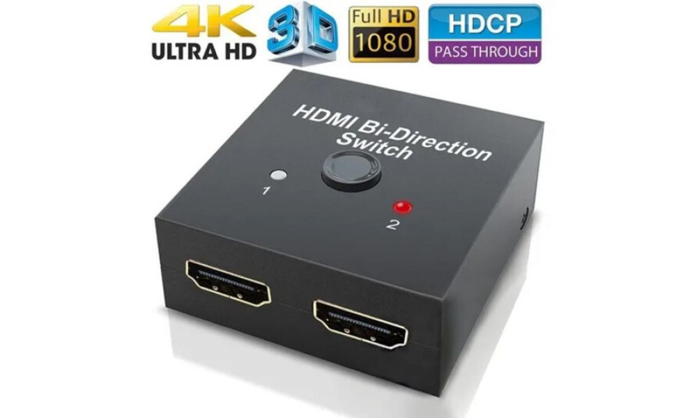 Switch HDMI Bi-Direcional HD  3D/4K KNUP KP-3474