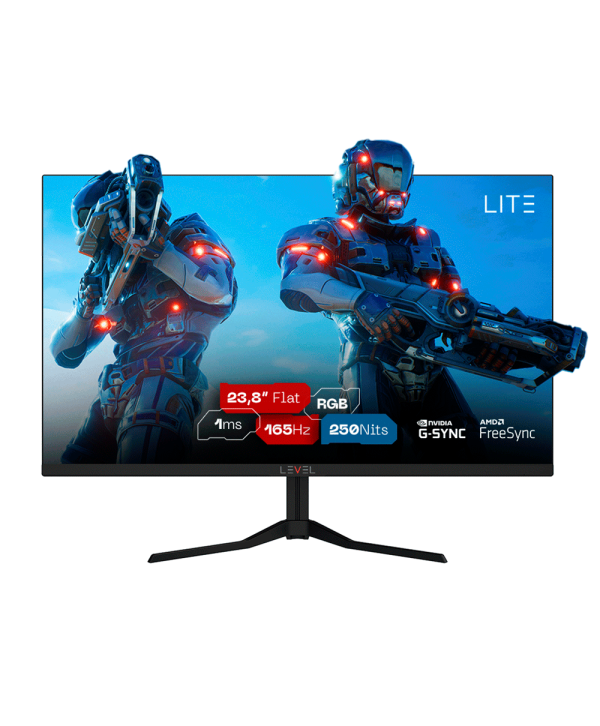 monitor gamer husky gaming hailstorm led 31.5