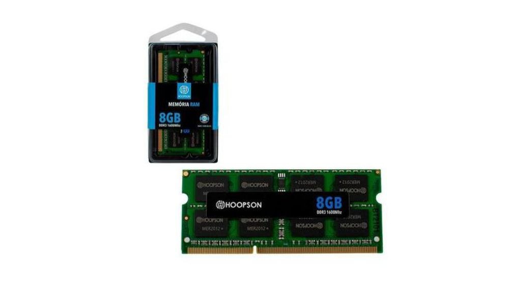 Memória Ram Notebook 8GB DDR3 1600Mhz - Hoopson