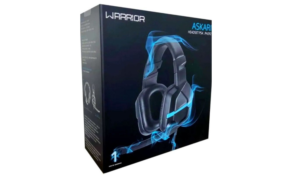 Headset Gamer Warrior Askari Blue  