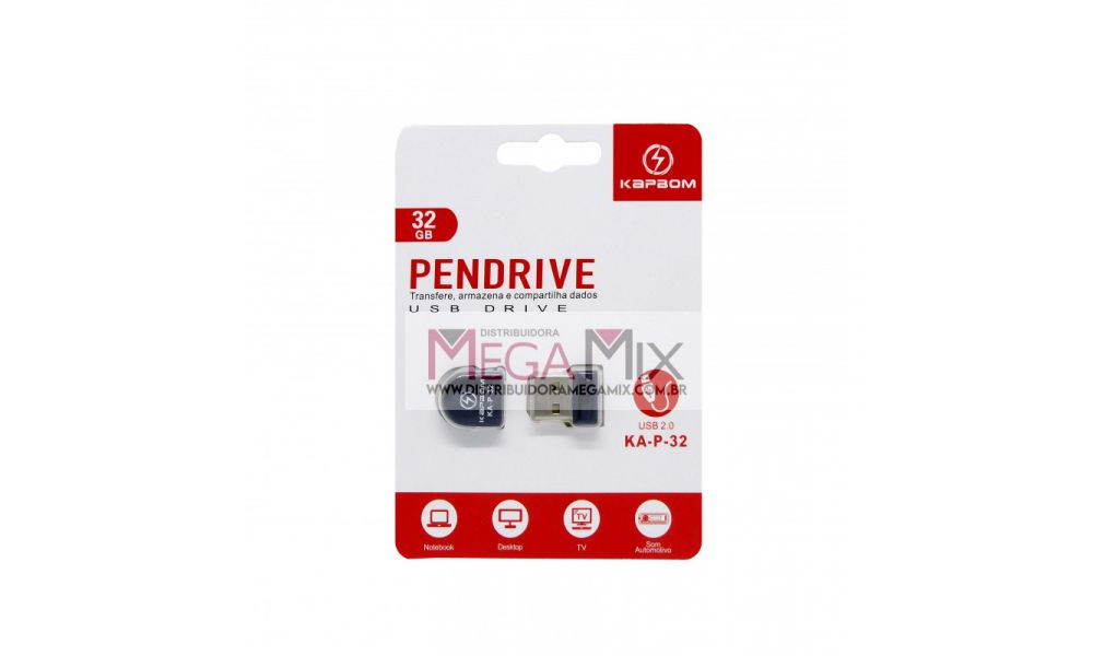 Pendrive 32GB Fit - KA-P-32 - Kapbom