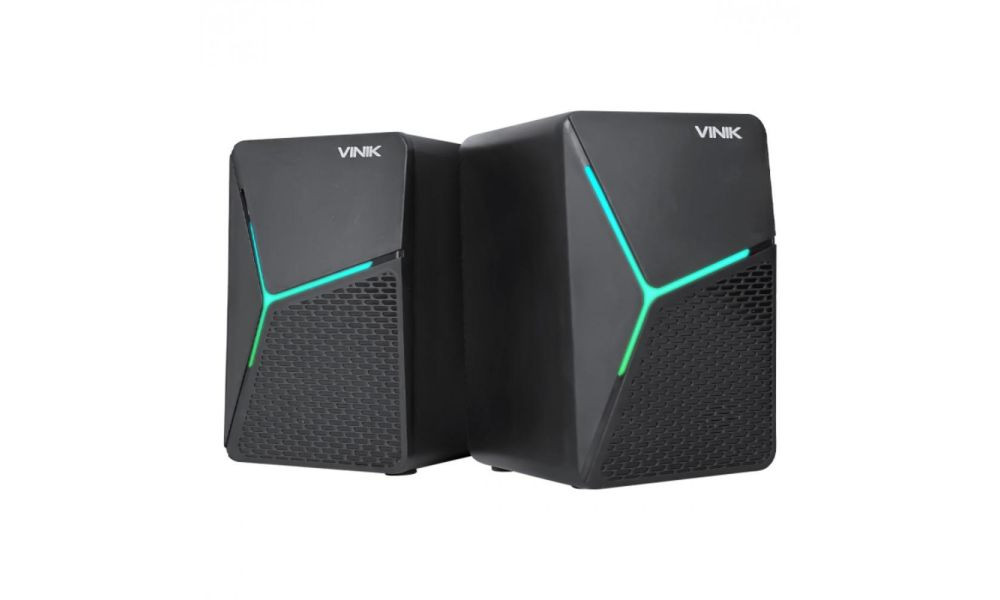 Caixa de Som Gamer Vinik Star 6W 2.0 Led Rainbow - VSPLG6WCTL