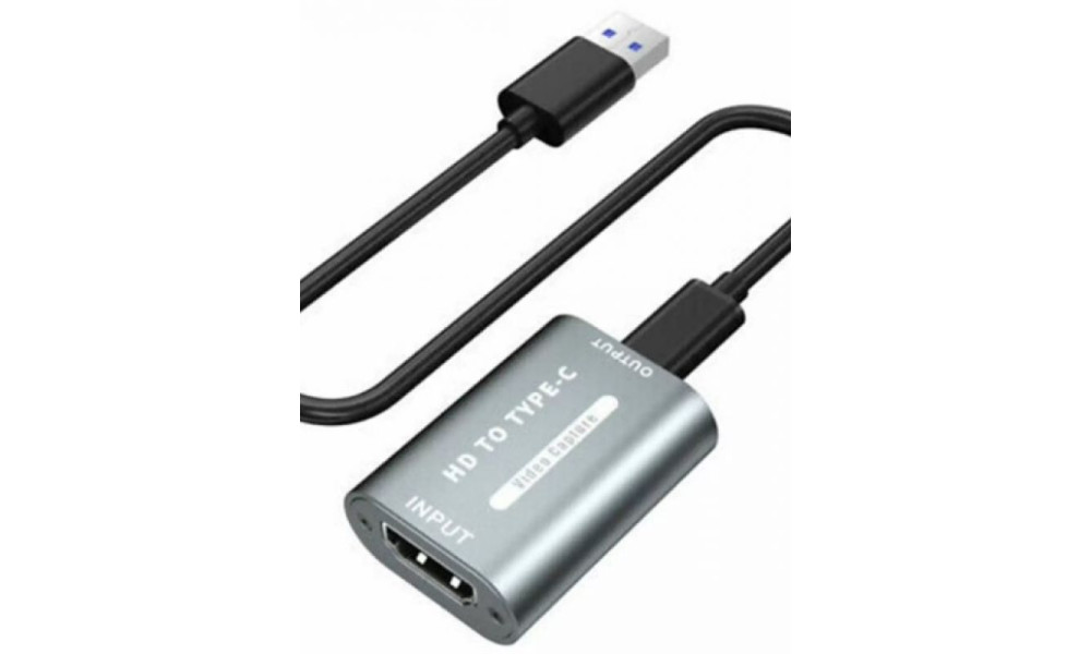 Placa De Captura de Vídeo HDMI Para USB Type-C Exbom 03641CV-U3C100