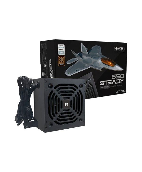 Fonte de Alimentação 80 Plus 650w - Mach1 By Galax Testing Teclab