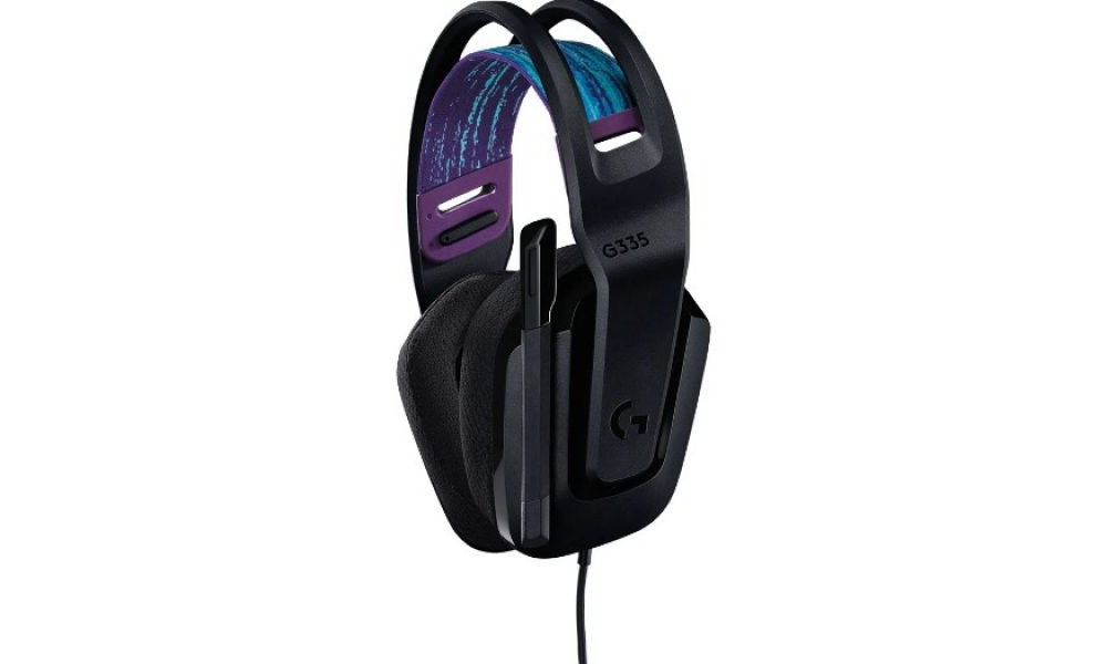 Headset Gamer com Fio Logitech G335 Estéreo - Preto