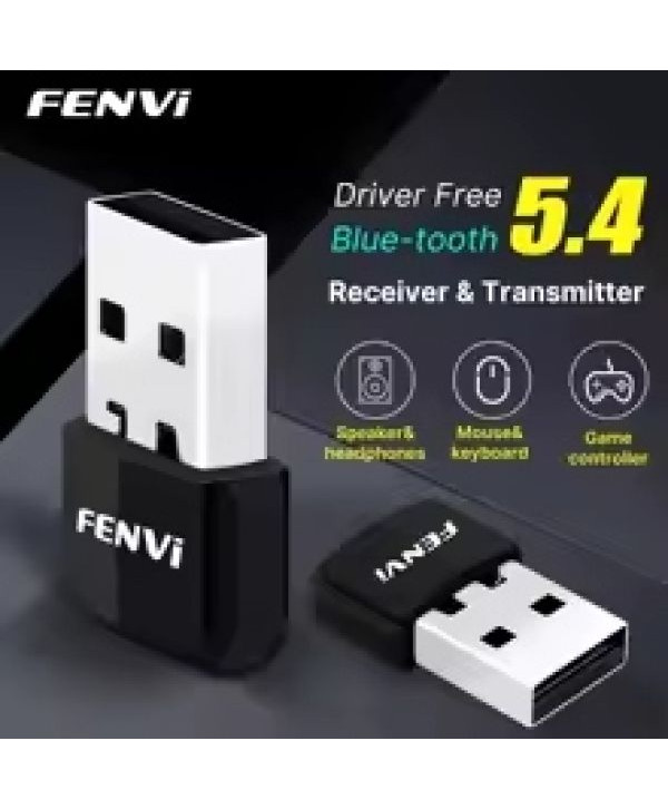 Adaptador USB Bluetooth 5.4 FENVI, transmissor e receptor Bluetooth 5.3.