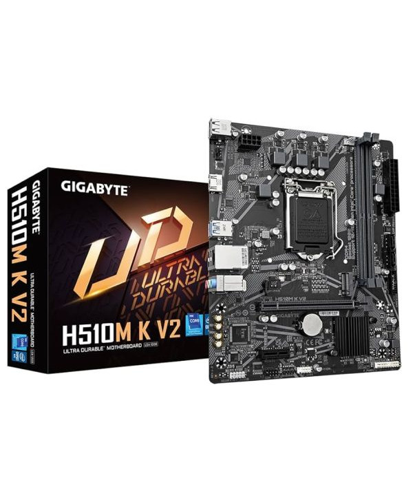 Placa Mãe H510 LGA1200 10 e 11 Geração Gigabyte H510M K V2 Semi NV