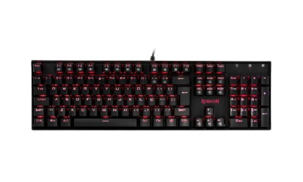 Teclado Gamer Redragon Mitra Single Color Preto K551-1 