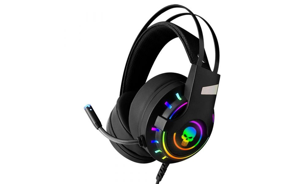 Headset Gamer Bright, RGB, 7.1, USB, Microfone com LED, Preto - 592