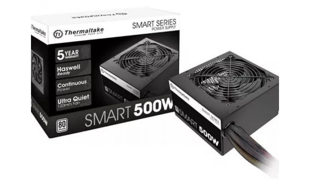 Fonte ATX Thermaltake 500W, Smart Series (Open Box)