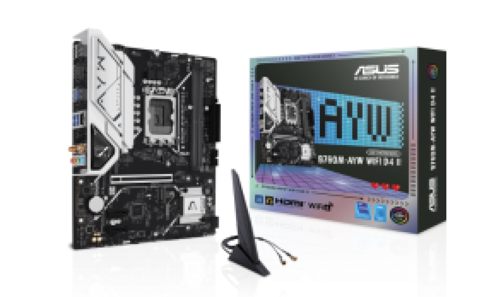 Placa MAE Asus B760M-AYW Wifi D4 II - Intel 1700 DDR4 - Matx - M.2 Nvme - Hdmi