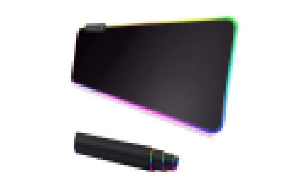 Mouse Pad Gamed Com Borda Led Colorido 357x255x4mm EXBOM MPLED2535